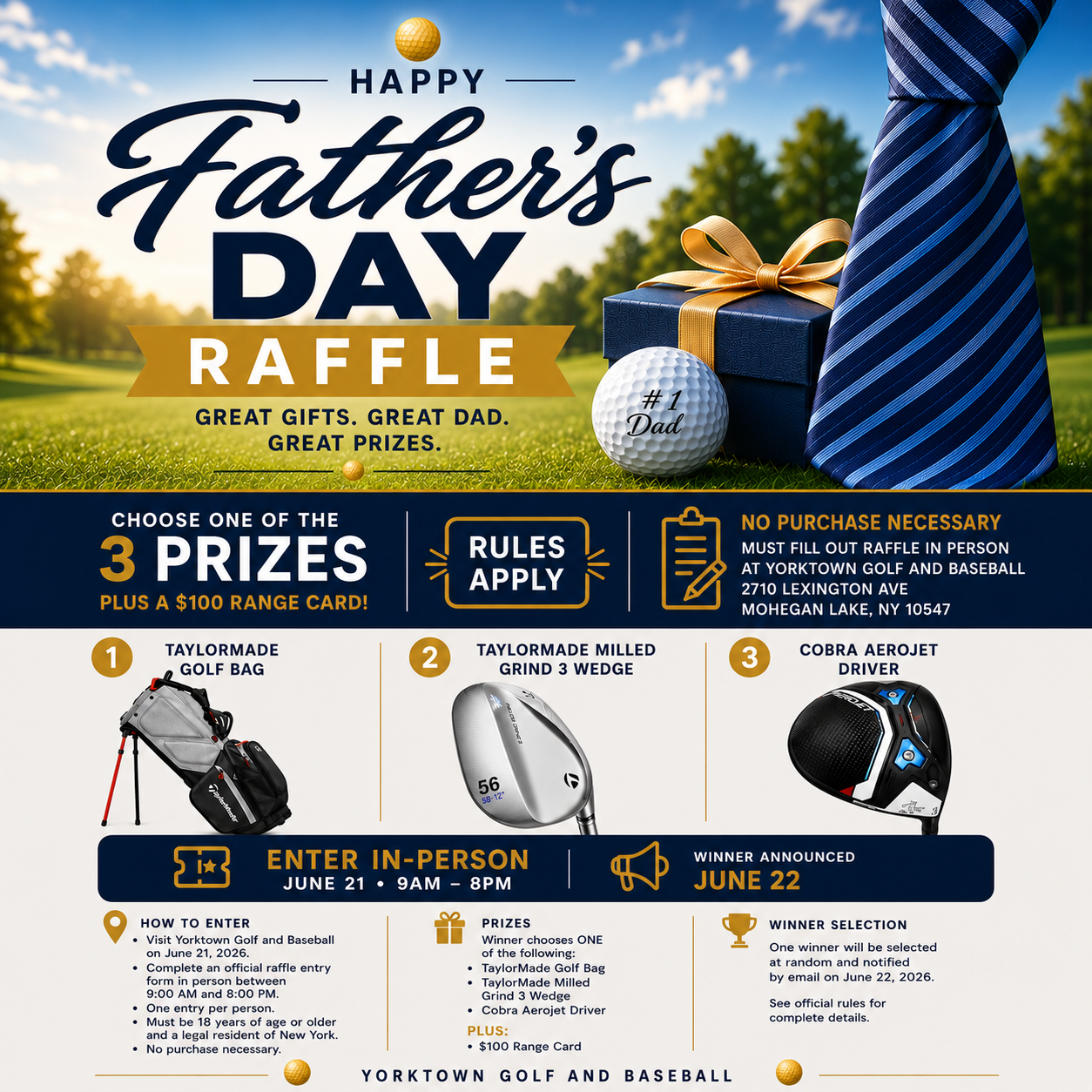 Father's Day raffle 2026 instagram